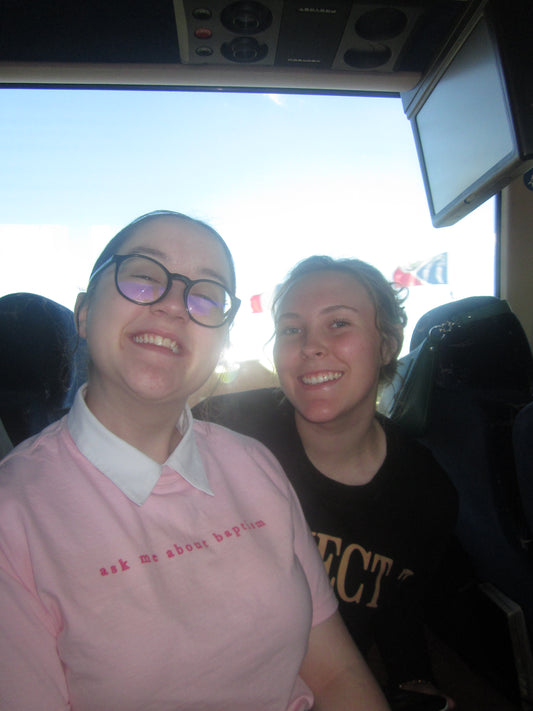 "Have You Been Baptized in Jesus Name" T-Shirt (blossom)